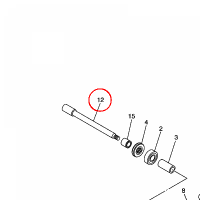 YAMAHA - os kola nr: 3D7251810000