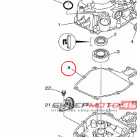 YAMAHA - uszczelka cylindra nr: 6EG113510000