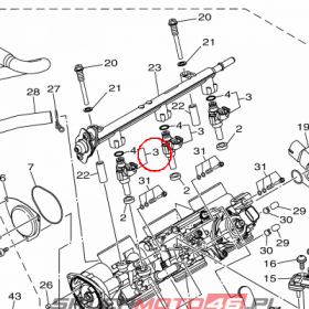 YAMAHA - INJECTOR nr: 2HC137610000