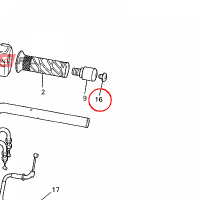 YAMAHA - KOREK PLAST. nr: 4X7234691000