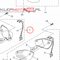 YAMAHA - kierunkowskaz nr: 1PHH33200000