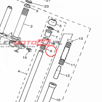 YAMAHA - SPRING, REBOUND nr: 36R231510000