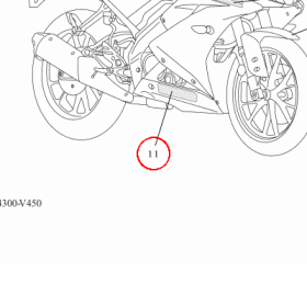 YAMAHA - EMBLEM 4 nr: B5GF83E20000