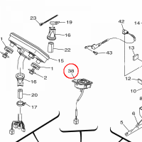 YAMAHA - SWITCH ASSY. nr: F4PU80900100