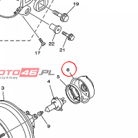 YAMAHA - OSLONA GUMOWA nr: 2F9843970100