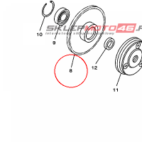 YAMAHA - KOLO ZEBATE SPRZ. R. nr: 5DS155240000