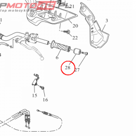 YAMAHA - SPACER nr: B4TF60210000