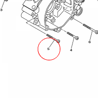 YAMAHA - SCREW, PAN HEAD(1EG) nr: 985020605000