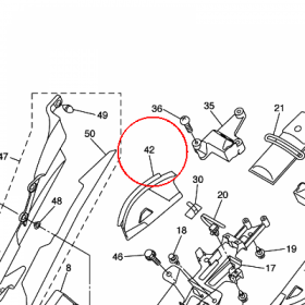 YAMAHA - PATCH 6 nr: 5VY2164L0000