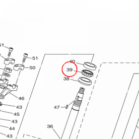 YAMAHA - lozysko nr: 933320008600