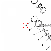 YAMAHA - plytka regulac. nr: 26H12169T000