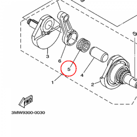 YAMAHA - lozysko nr: 93310530J300