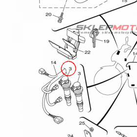 YAMAHA - CEWKA ZAPL. nr: 1WS823100000