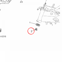 YAMAHA - OSLONA PLASTIK. nr: B65F31230000