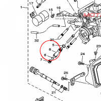 YAMAHA - HOLDER nr: 1AE142610000