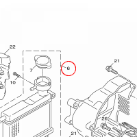 YAMAHA - CHLODNICA nr: 5STE240A0200