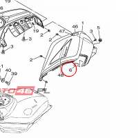 YAMAHA - DAMPER, PLATE 6 nr: 2C02414R0000