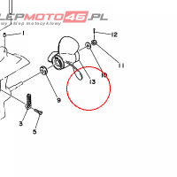 YAMAHA - sruba napedowa nr: 6G1459430000