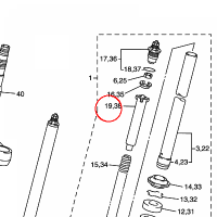 YAMAHA - SPACER nr: 5UX231180000