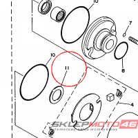 YAMAHA - WASHER 1 nr: 4H7818435000