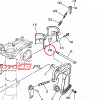 YAMAHA - TARCZE SPRZEGLA nr: 6EGG25280100