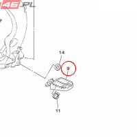 YAMAHA - PODNOZEK nr: B2W274110000