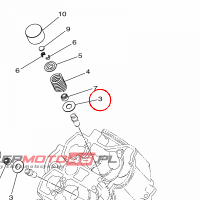 YAMAHA - SEAT, VALVE SPRING 2 nr: 2MBE21260000