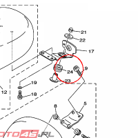 YAMAHA - tulejka nr: 904802219600