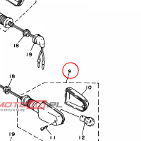 YAMAHA - kierunkowskaz nr: 51J833300000