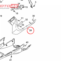 YAMAHA - USZCZELKA GUM. nr: 1B9F171L5000