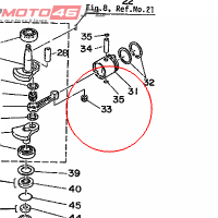 YAMAHA - lozysko nr: 93310112V000