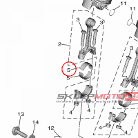 YAMAHA - panewka nr: B1R116562000