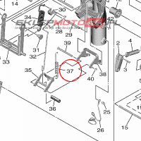 YAMAHA - SPRING, REVERSE LOCK 1 nr: 6FM436561000