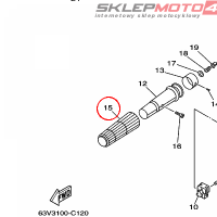 YAMAHA - manetka nr: 6G1421770000