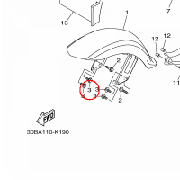 YAMAHA - SRUBA nr: 901190811000