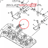 YAMAHA - REED VALVE ASS				 nr: 5JW148900000