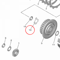 YAMAHA - sruba spec. nr: 902152000500