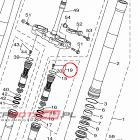 YAMAHA - ZAWOR nr: 1C323190L000