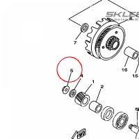 YAMAHA - NUT, (1FE)				 nr: 901791265900