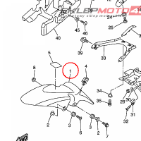 YAMAHA - FENDER, FRONT nr: 5VX215111000