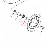 YAMAHA - simmering nr: 931062300200