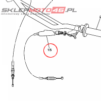 YAMAHA - CABLE, CLUTCH				 nr: 4EW263350000