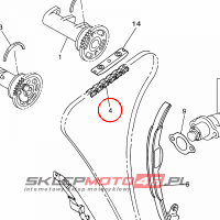 YAMAHA - LANCUCH ROZRZ. nr: 945915311400