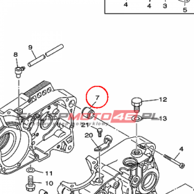 YAMAHA - SWORZEN nr: 995301401600