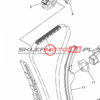 YAMAHA - LANCUCH ROZRZ. nr: 945915711800