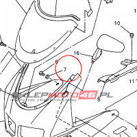 YAMAHA - WASHER, PLATE nr: 902020617000