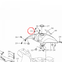 YAMAHA - DAMPER nr: 5SL847530000