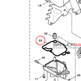 YAMAHA - GASKET, FLOAT CHAM nr: 5TYE49840000