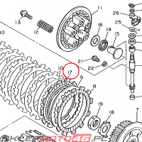 YAMAHA - SPREZYNA SPRZEGLA nr: 5Y1163830000