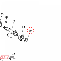 YAMAHA - simmering nr: 931012510600